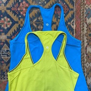 Lululemon racer back tank **Blue only**